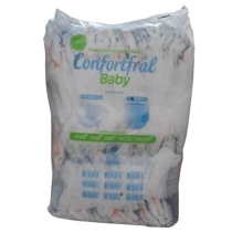 Fralda infantil confortfral 2 linha fralda calça XG 70 UN  (de 13 a 15 kilos) - Branco - Visão 4
