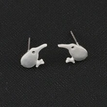 CARTER LISA Personalized Mini Animal Earrings Studs Women Party Favors Fashion Jewelry - Silver - View 1