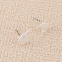 CARTER LISA Personalized Mini Animal Earrings Studs Women Party Favors Fashion Jewelry - Silver - View 3