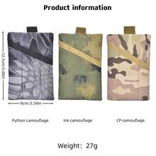 1pc Camouflage & Python Pattern Waist Pack For Outdoor Sports, Running, Money & Tools Storing, And Hand-Holding - python pattern camouflage - View 9