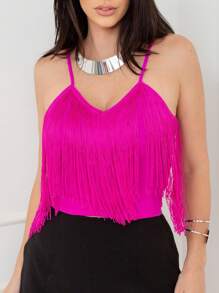 Women Tank Tops & Camis - 粉色 - 查看 1