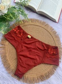 kit 4 Calcinha Fio duplo Cós Alto Tanga Conforto feminino Lingerie conjunto feminino estilo intimo