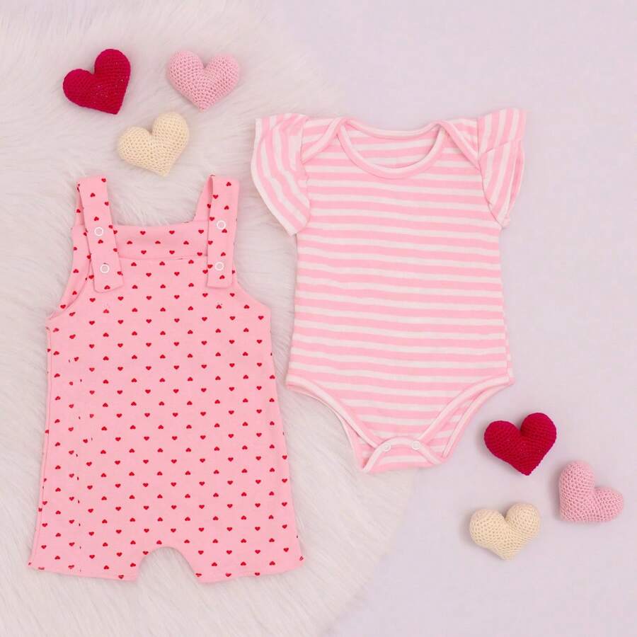 Baby Girls Sets - Màu Hồng baby - Xem 1