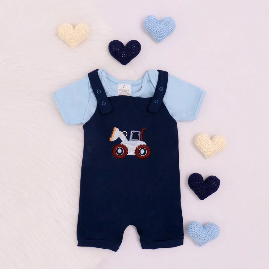 Baby Boys Sets - Màu xanh nhạt - Xem 1