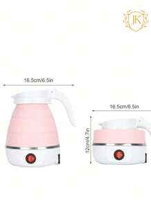 JK COLRO SOPRESA TETERA CAFETERA ELECTRICA PORTATIL CALENTADOR HERVIDOR PLEGABLE 600ML - Multicolor - Ver 9