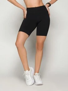 Women Outdoor Shorts - 黑色 - 查看 2