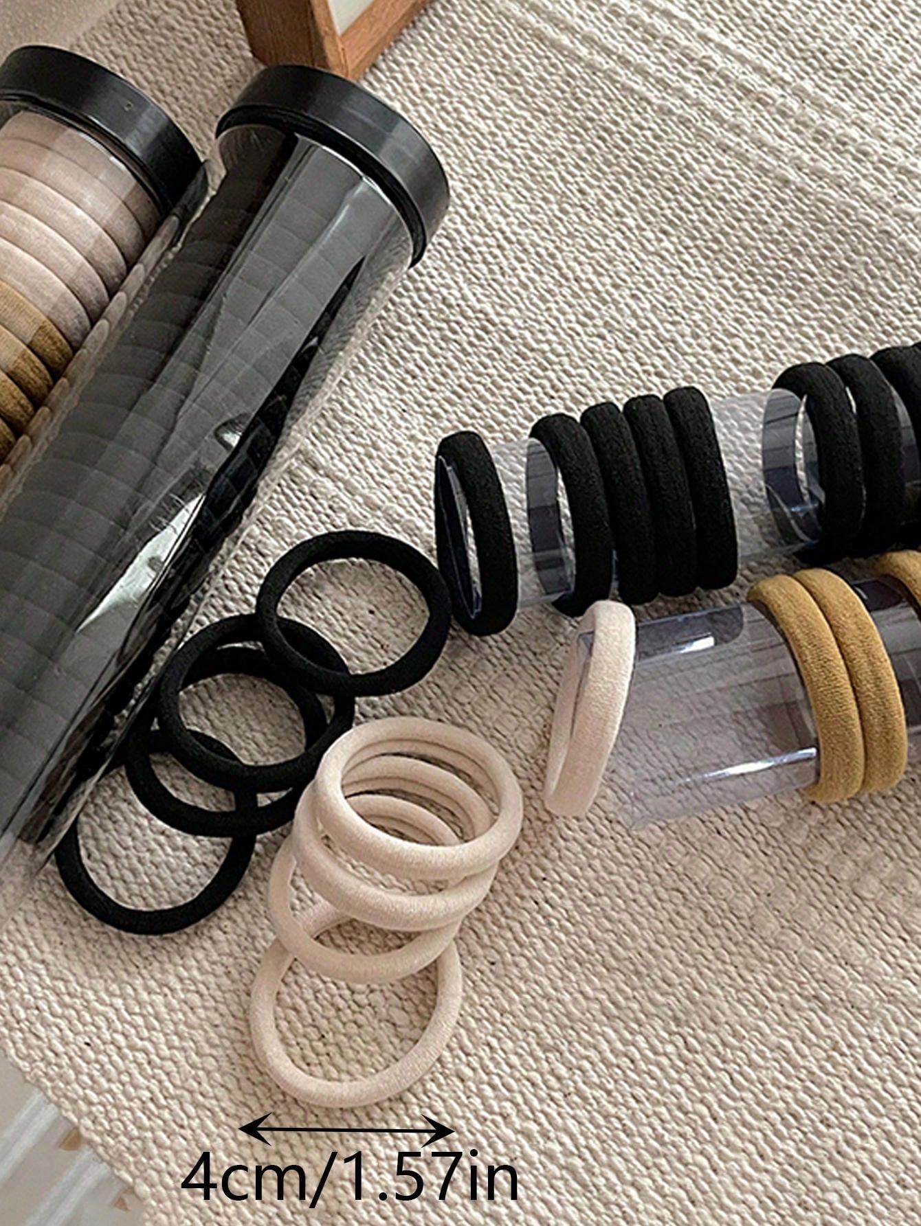 Candygirl 36 pezzi elastici per capelli per babine e babine, con