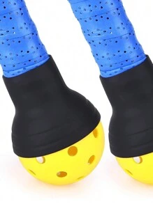 2pcs Rubber Black Tennis Ball Pick Up Hopper For Pickleball Paddle - Black - View 9