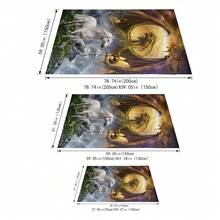 1pc Unicorn Cartoon Pattern Flannel Blanket, Abstract Design Soft And Warm Sofa Throw, Multi-Season Air Conditioning Quilt, Bedspread - Multicolor - View 2