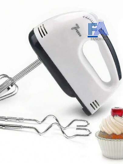 FANOVA Batidora de Mano Eléctrica, 7 Velocidades, Batidora de Mano Ligera para Hornear Pasteles de CocinaEléctrica, 7 Velocidades, Batidora de Mano Ligera para Hornear Pasteles de Cocina