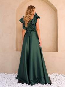 Grife Velasco Women Prom & Evening Dresses - Màu xanh lá cây đậm - Xem 6