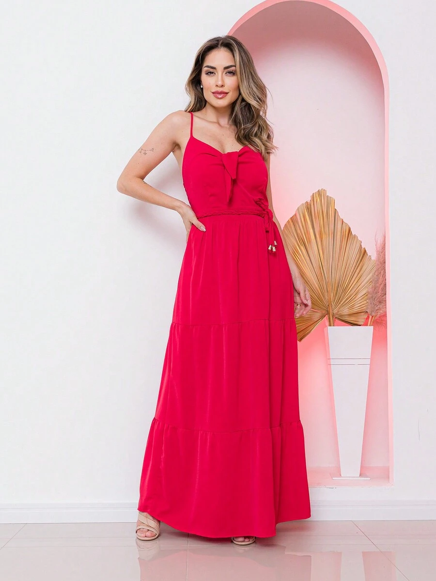 Women Dresses - Đỏ - Xem 1