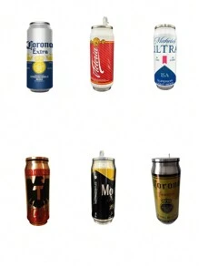 6 piezas Computenga Vaso Termo Lata Acero Cerveza Diseños Varios