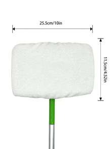 2/4/6/10pcs Replacement Sweeper Mop Pads, Super Absorbent Microfiber Dry & Wet Dual Use Mop Refills - White - View 2