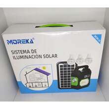 BOCIA Solar Camping Kit, Emergency Light With Solar Panel, Speaker And Radio, Portable Solar Light With Spotlight, MOR-15, Solar Emergency Light