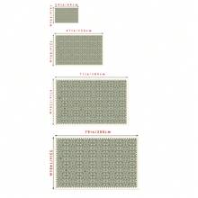 1pc Simple And Fashionable Living Room Faux Cashmere Carpet That Can Be Machine Washed, Foldable, Non-Slip, Suitable For Sofa, Tea Table, Study And Bedroom - Multicolor - View 3