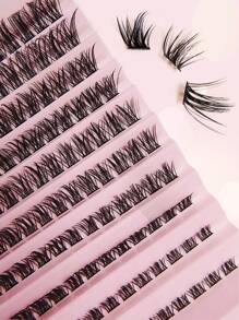 Asiteo 120 Clusters DIY Eyelash Extensions 8-16mm Manga Lashes Volume Soft And Light Eyelashes Individual Eyelashes  Makeup Extensions DIY At Home