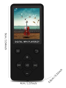 附32g記憶卡mp3音樂播放器mp4視訊播放器,支援音樂廣播錄音視訊電子書,內建秒錶,外接線,耳機線,32g記憶卡 - 白色 - 查看 2