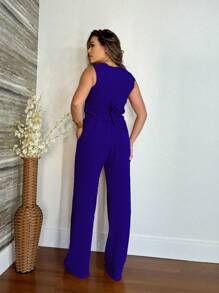 Women Two-piece Outfits - Xanh đậm - Xem 4