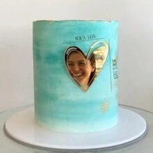 3 pièces Décoration de gâteau sur le côté de la Saint-Valentin en acrylique en forme de coeur