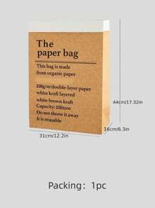 1 Pack Dried Flower Packaging Bag English Hug Bag Holiday Gift Box Bouquet Bag - Ginger - View 2