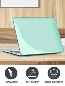 TECOOL 保护套适用于 Macbook Air 13 2018-2020 A1932 A2337 A2179、Air 13.6 2024 2022 A3113 A2681、Air 15 2024 2023 A3114 A2941、MacBook Pro 13 2016-2022 A2289 A2251 A2159 A1989 A1706、Pro 14 2021-2023 A2442 A2779 A2918 A2992、Pro 16 2021-2023 A2485 A2780 A2991 - 水晶薄荷綠 - 查看 2