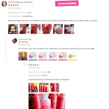 KIT Skincare Anti Rugas com Colágeno e Acido Hialurônico Efeito Botox Anti Sinais Vitaminas Tratamento Facial Anti Envelhecimento - Skin Anti Rugas - Efeito Botox - Visão 11