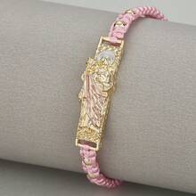 可調節手工製作黃金鍍層聖猶達魅力手鍊 - 聖裘德 - 查看 5