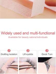 2 Roll  Eyeshadow Tape , Natural Eyeliner Tape , Eye Makeup Auxiliary Tool, Eye Makeup Finish Patch - Pink - View 4