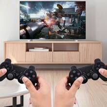 Kinkete Consola de juegos retro inalámbrica integrada 2.4G WIRELESS, consola de juegos - Negro - Ver 2