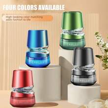 1pc Black Car Smart Aromatherapy USB Power Car Liquid Perfume Colorful Ambient Light Car Interior Decoration Car Perfume Aromatherapy Car Accessories - Black - View 9