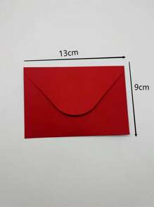 24 Sobres Rojos Simples (3,54x5,11 Pulgadas) - Rojo - Ver 2