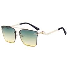 Occhiali Da Sole Di Lusso Con Venature Del Legno Uomo Donna - Foto 6