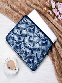 Laptop Sleeve 15 15.6 16 Inch Case Briefcase Compatible With MacBook Pro 16 15.4 Inch And Most Popular 15"-16" Notebooks,Silver Jacquard - Silver Jacquard - View 7