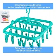 Varal REFORÇADO Dobrável Roupas Íntimas, Calcinha Meia Cueca, Retrátil