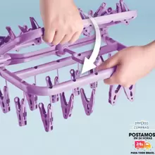 Varal REFORÇADO Dobrável Roupas Íntimas, Calcinha Meia Cueca, Retrátil