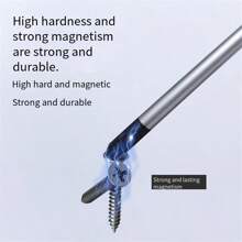 1套螺絲刀套裝,強磁十字/直條螺絲起子,高硬度工業用整流器通用梅花,適用於家用 - 灰色 - 查看 6