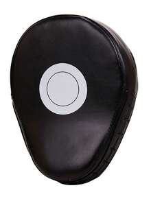 1pc Boxing Target Pad, Curved Muay Thai Punch Mitt, Taekwondo Training Equipment - Black - View 6