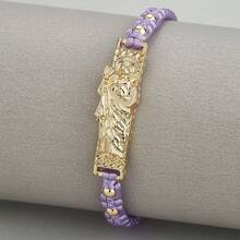 可調節手工製作黃金鍍層聖猶達魅力手鍊 - 聖裘德 - 查看 8