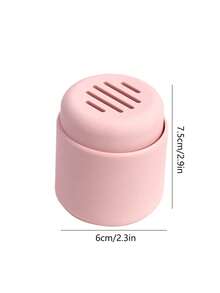 1 件装硅胶化妆海绵收纳盒，适用于旅行，带透气孔的保护容器，用于美容海绵