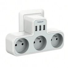 Electrical Sockets & Plugs Adaptors - 灰色 - 查看 1