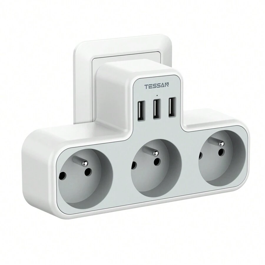 Electrical Sockets & Plugs Adaptors - 灰色 - 查看 1