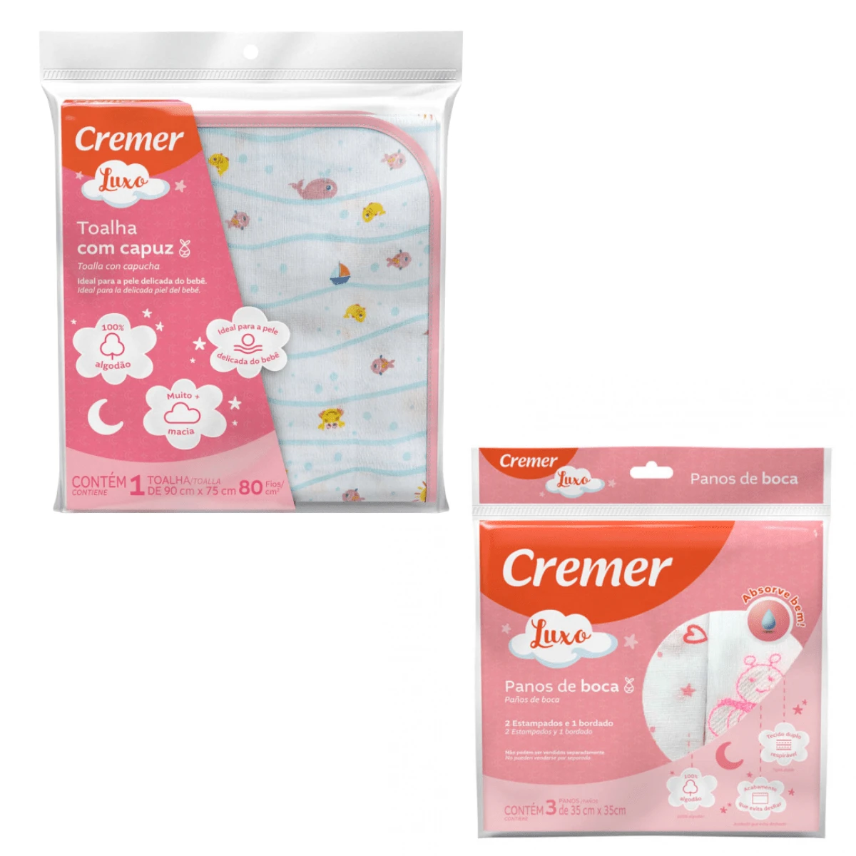 Baby Cloth Diapers - 粉紅色的 - 查看 1
