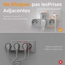 Electrical Sockets & Plugs Adaptors - Grey - View 4