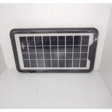 Kit de camping solar, luz de emergencia con panel solar, luz solar portátil con foco, energía de respaldo de carga solar, luz solar, división solar, MOR-8017 - Negro - Ver 6