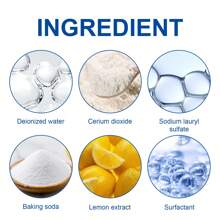 汽車擋風玻璃清潔器套件,包括擋風玻璃和後視鏡清潔劑,去污去霧劑和玻璃清潔膏