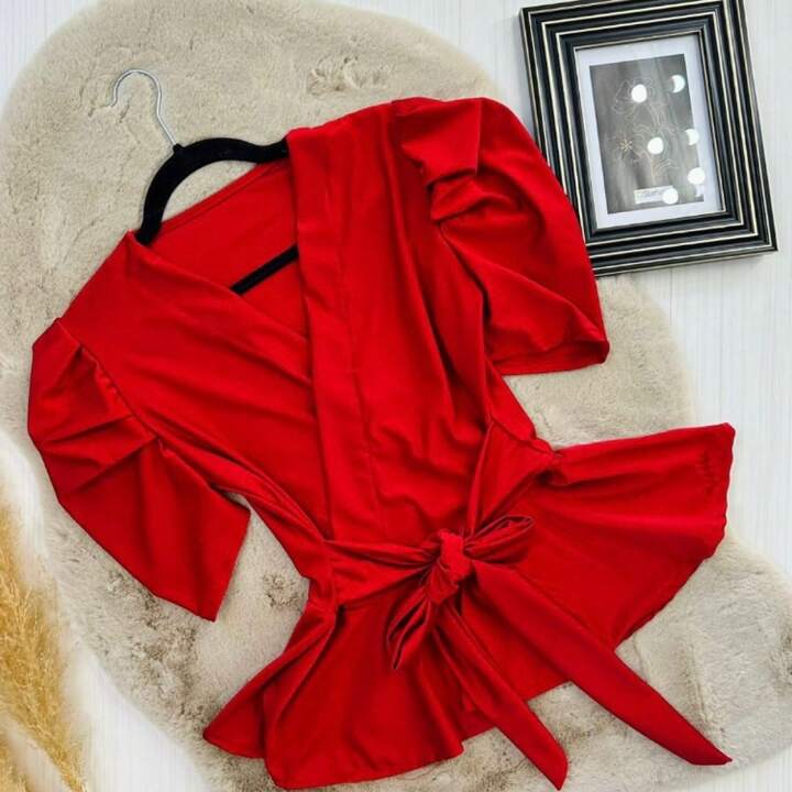 Blusa cruzada shein sale