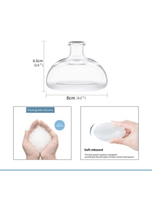 Chest Percussion Cup, Professional Palm Thumper For Mucus Discharge By Percussion And Gravity-Assisted Postures - Clear - View 6