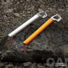 1pc Silver Multi-Functional Camping Mallet & Peg Extractor For Canopy, Tent And Awning - Silver - View 6