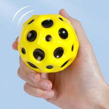 1入隨機顏色壓力緩解彈性、彈跳和可揉搓的泡沫橡膠球玩具 - 彩色 - 查看 2